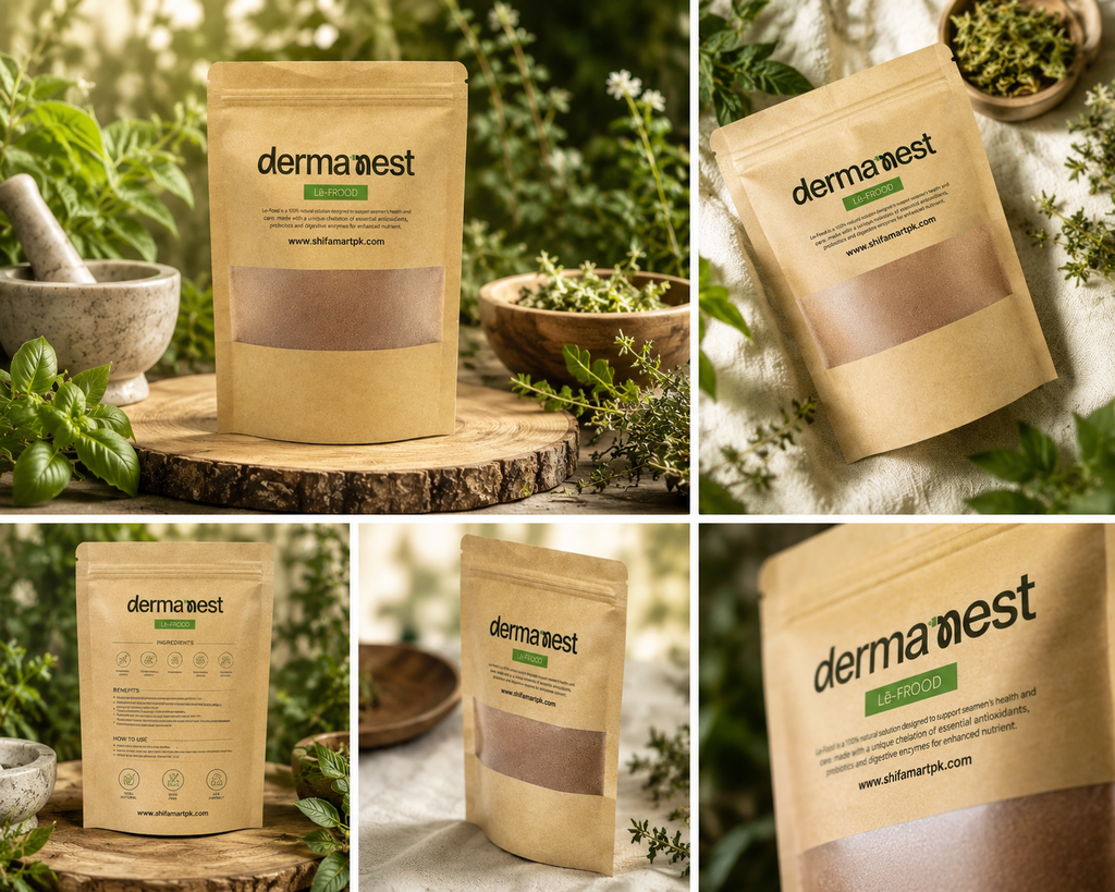 Le-Food Powder by Dermanest - multi angle product images